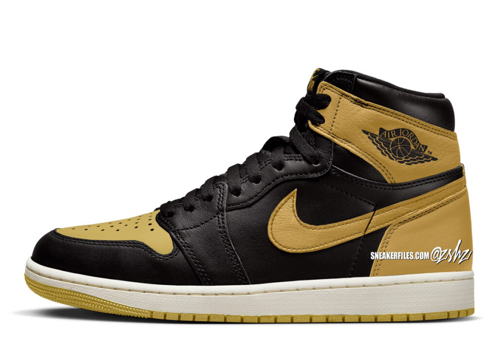 Air Jordan 1 High OG Black Metallic Gold DZ5485-071 2024