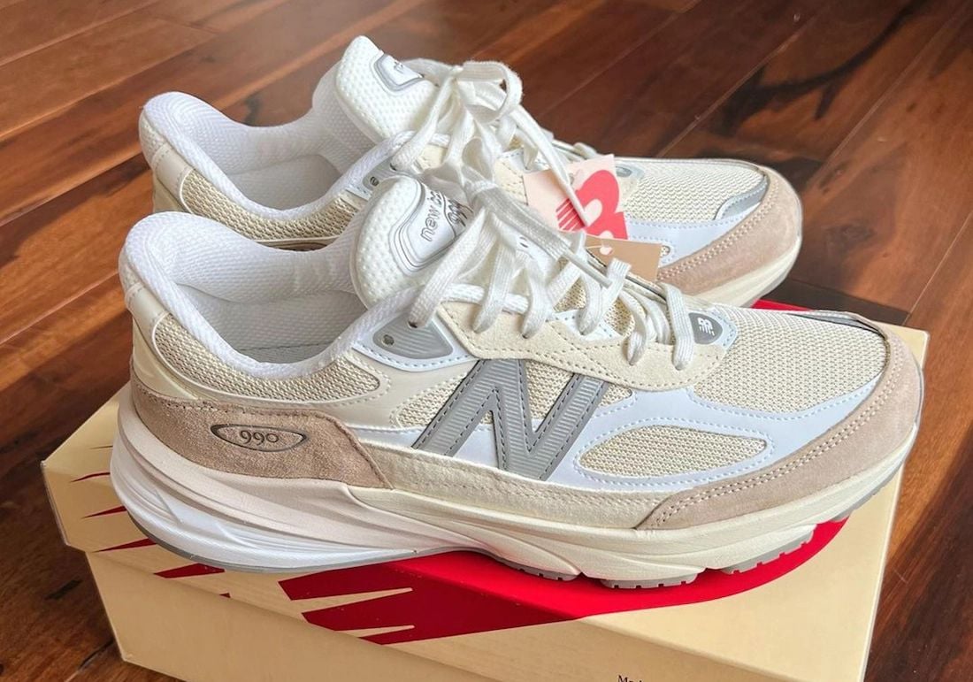 New Balance 990v6 Made in USA Releasing in Cream and White