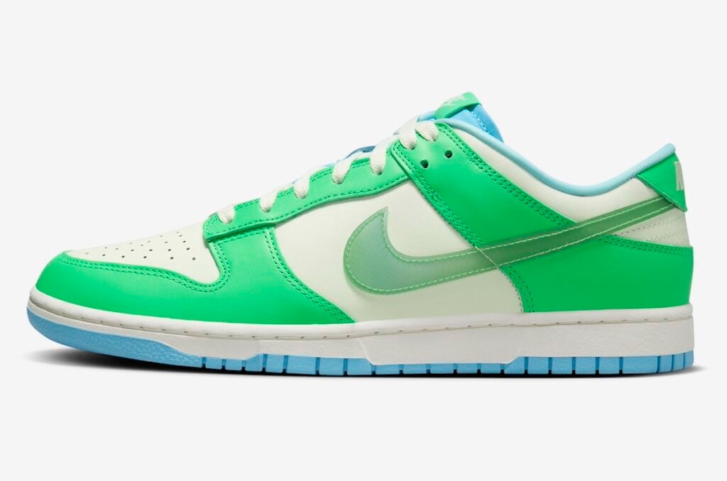 Nike Dunk Low Green Shock Aquarius Blue