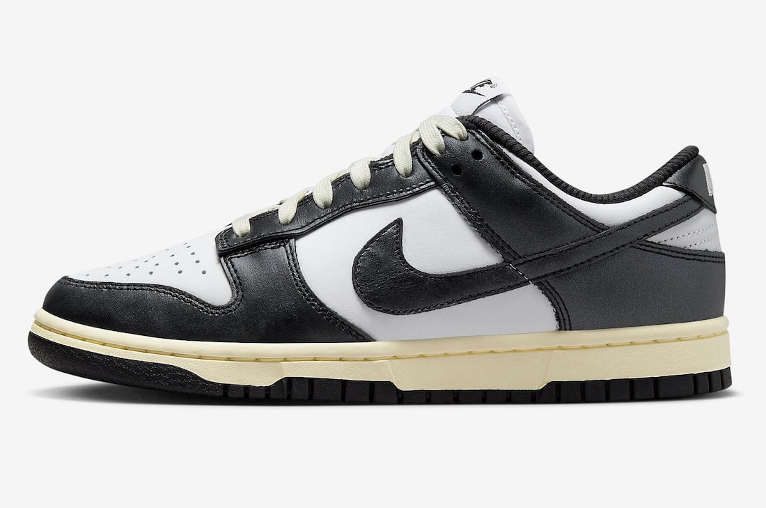 Nike Dunk Low Vintage Panda FQ8899-100 Release Date