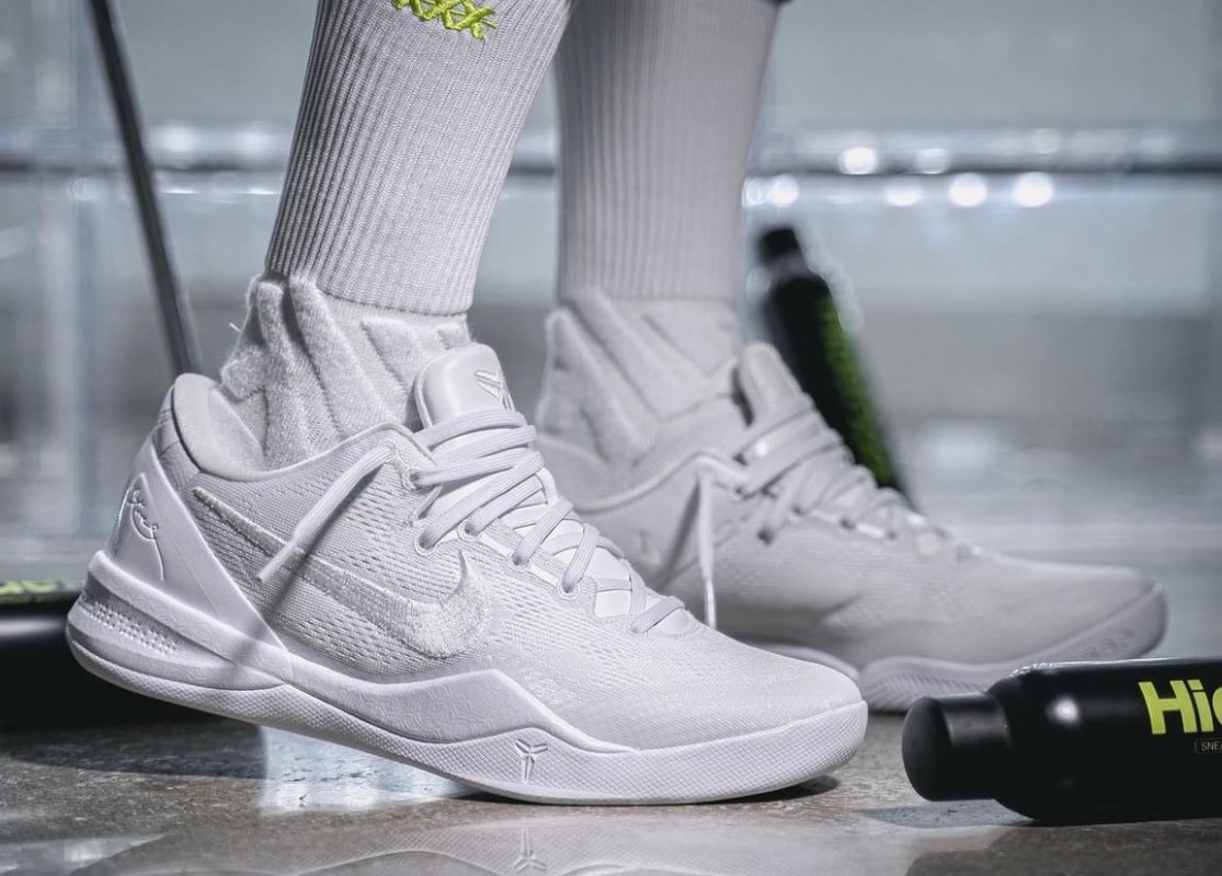 Nike Kobe 8 Protro ’Triple White’ Releasing on Kobe Day