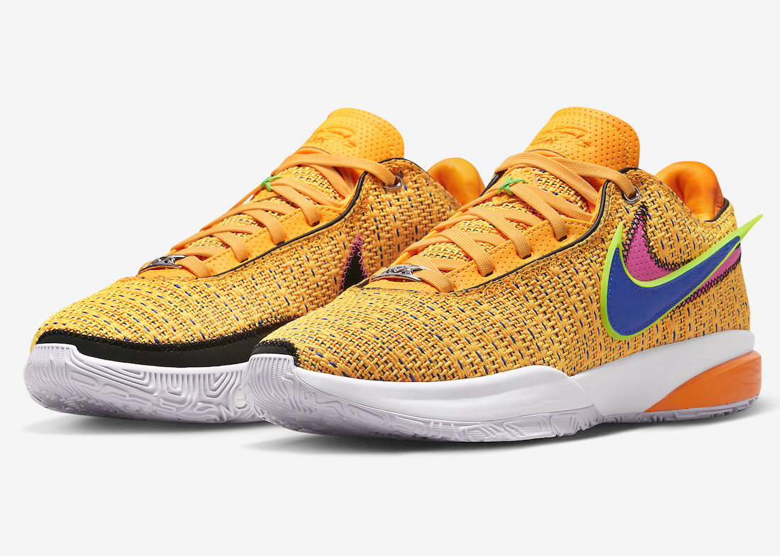 Nike LeBron 20 ‘Laser Orange’ Official Images