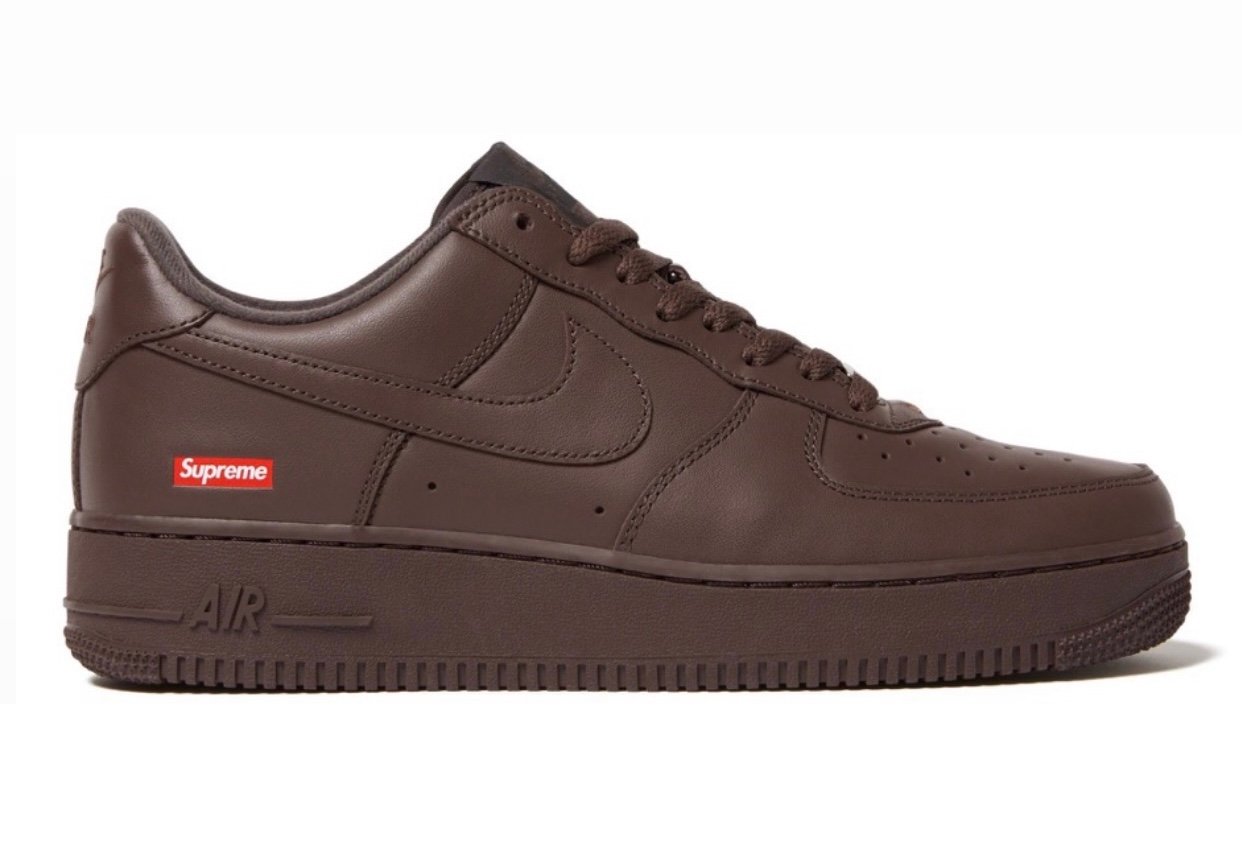 Supreme x Nike Air Force 1 Low “Baroque Brown” Releasing November 2023