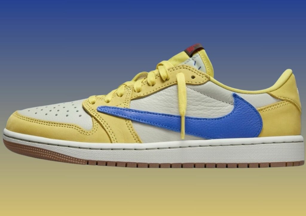 Travis Scott Air Jordan 1 Low OG Canary DZ4137-700 Release Info