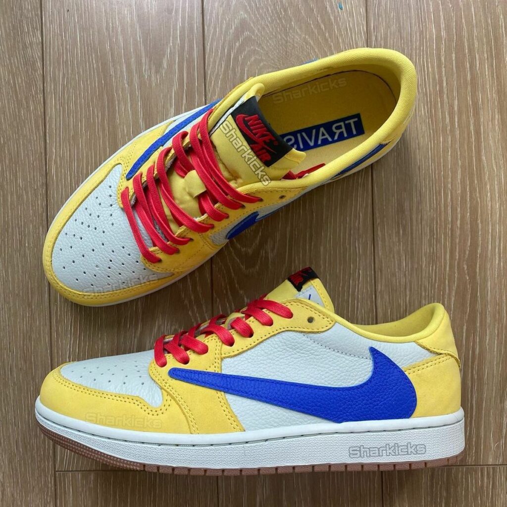 Travis Scott Air Jordan 1 Low OG Canary Elkins