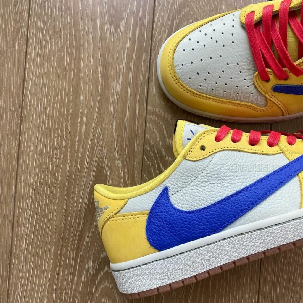 Travis Scott Air Jordan 1 Low OG Canary Elkins