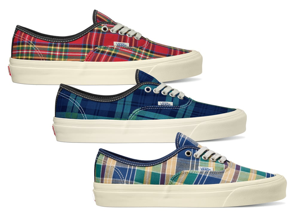 Vans Authentic 44 DX OG ‘Plaid Pack’ Debuts in June